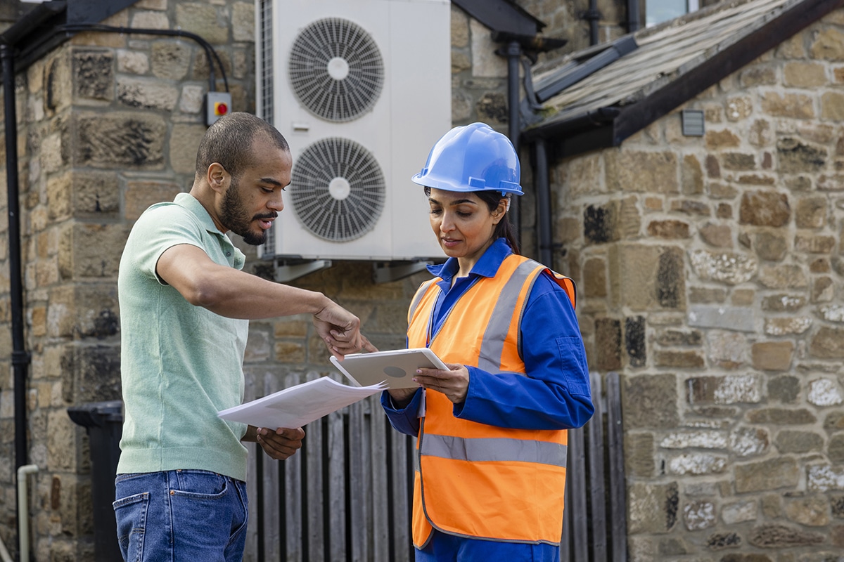 Heat pump installation