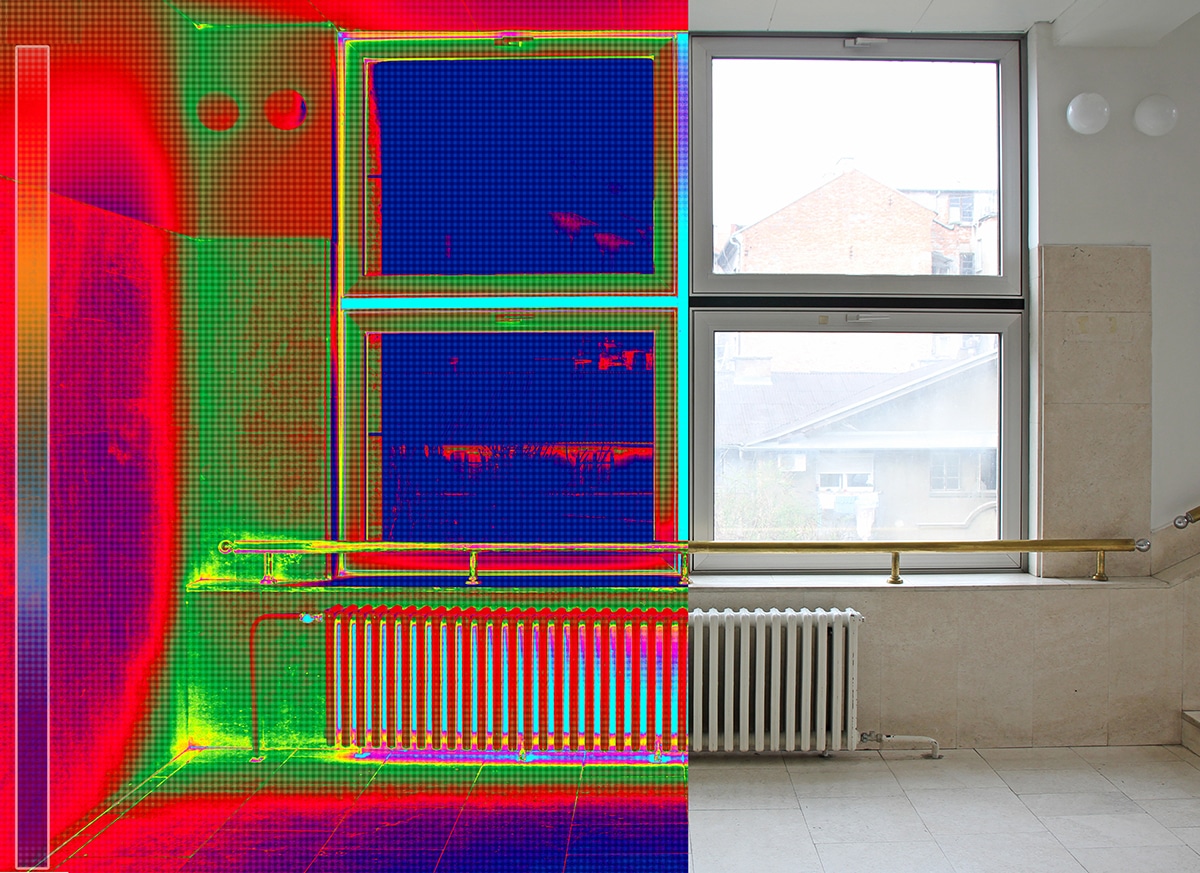 Window heat map