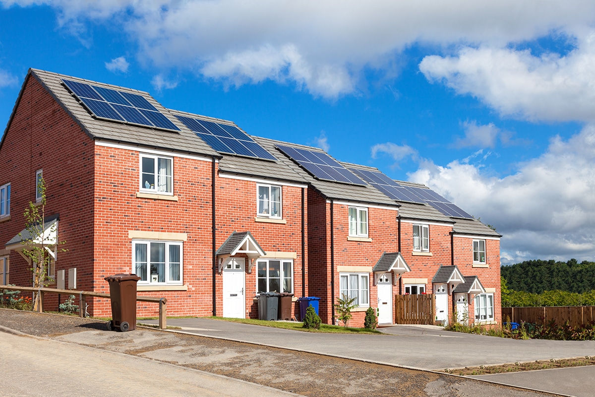 Homes with solar PV