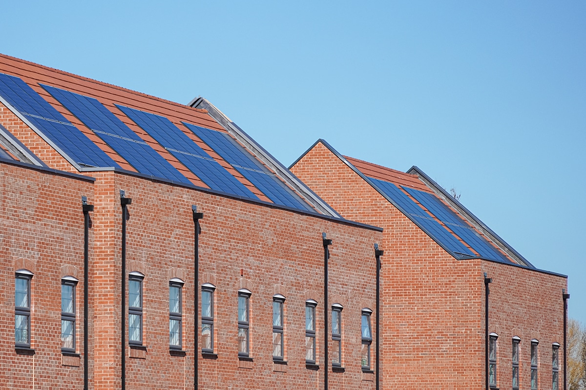 UK apartments with solar panels